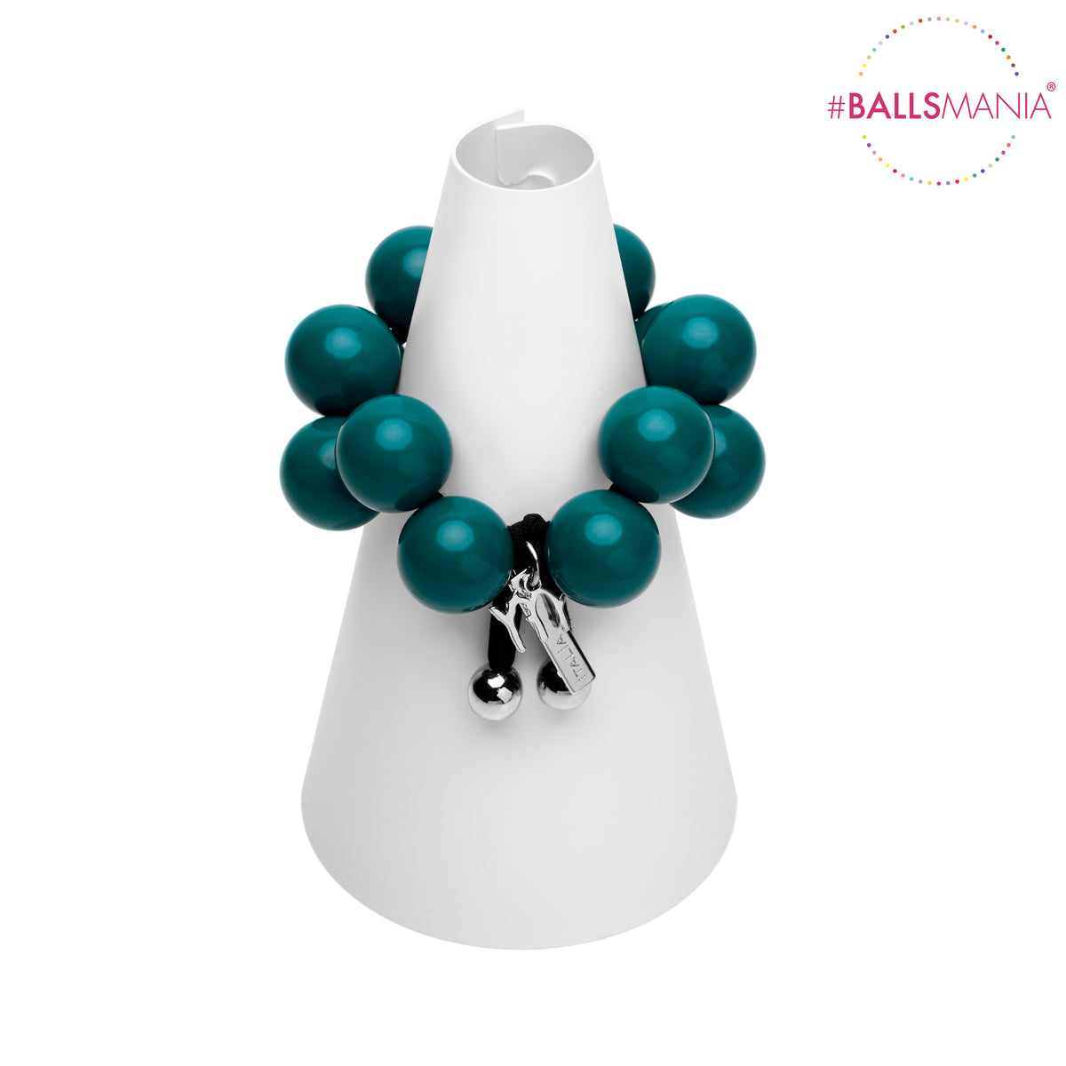 Bracciali Ballsmania Mirta in resina elasticizzati disponibili in vari colori
