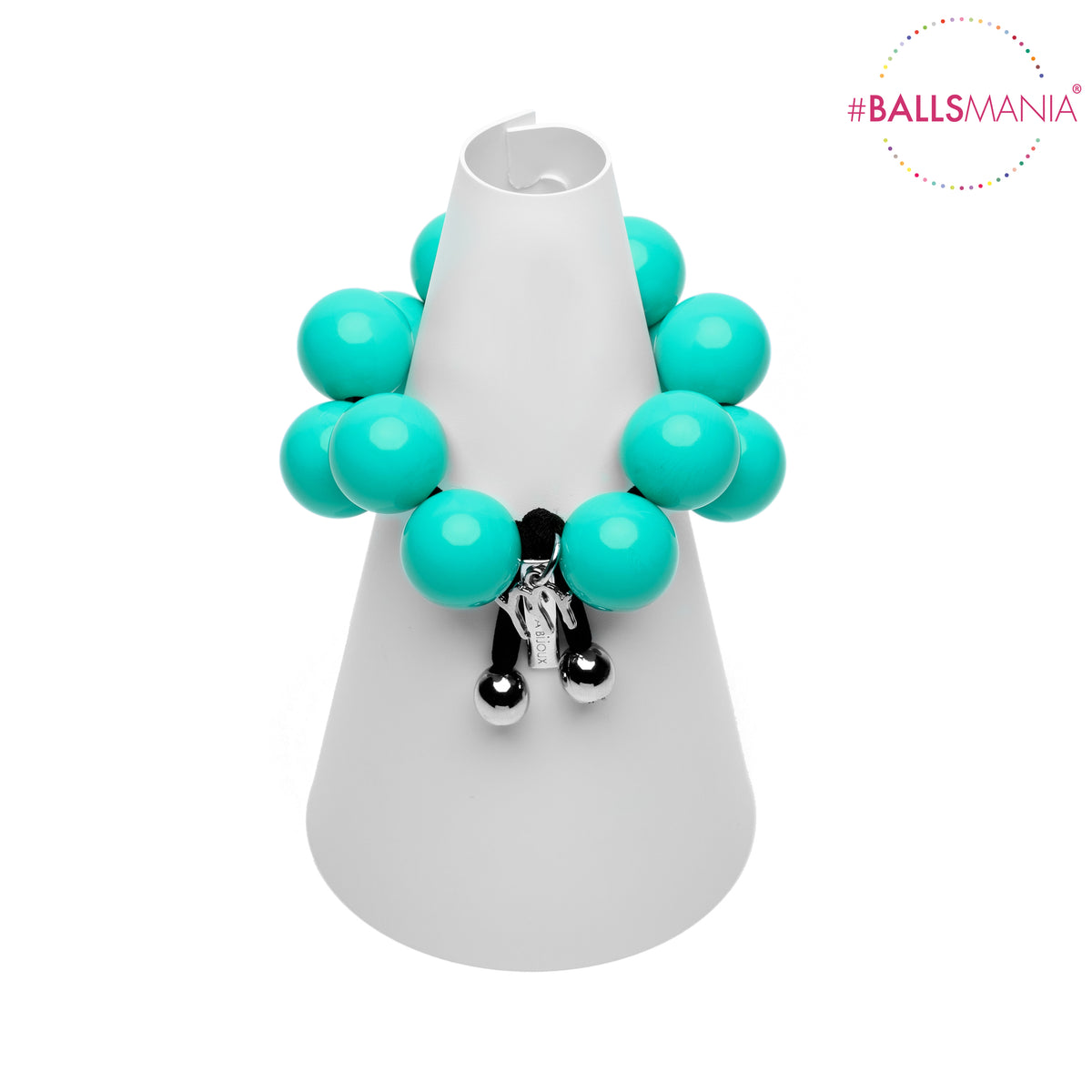 Bracciali Ballsmania Mirta in resina elasticizzati disponibili in vari colori