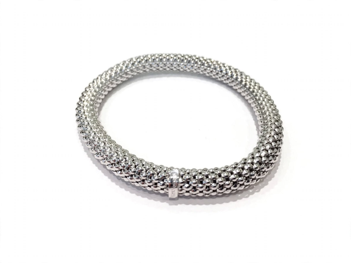 Bracciali in argento 925‰ maglia elasticizzata