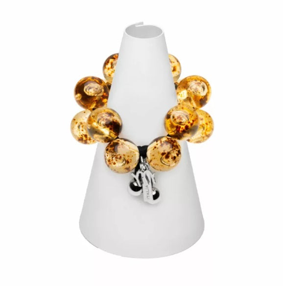 Bracciali Ballsmania Mirta in resina elasticizzati disponibili in vari colori