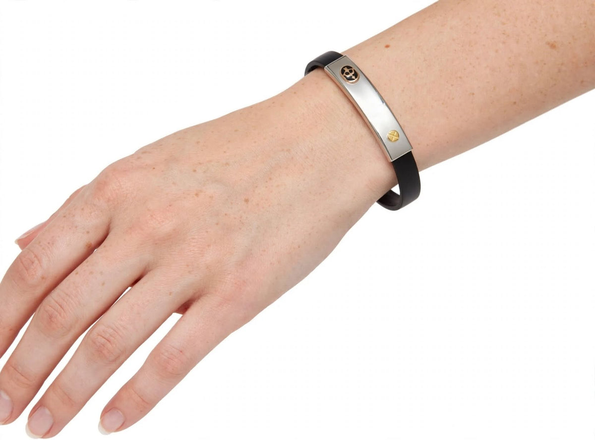Bracciale zodiaco laminato in oro