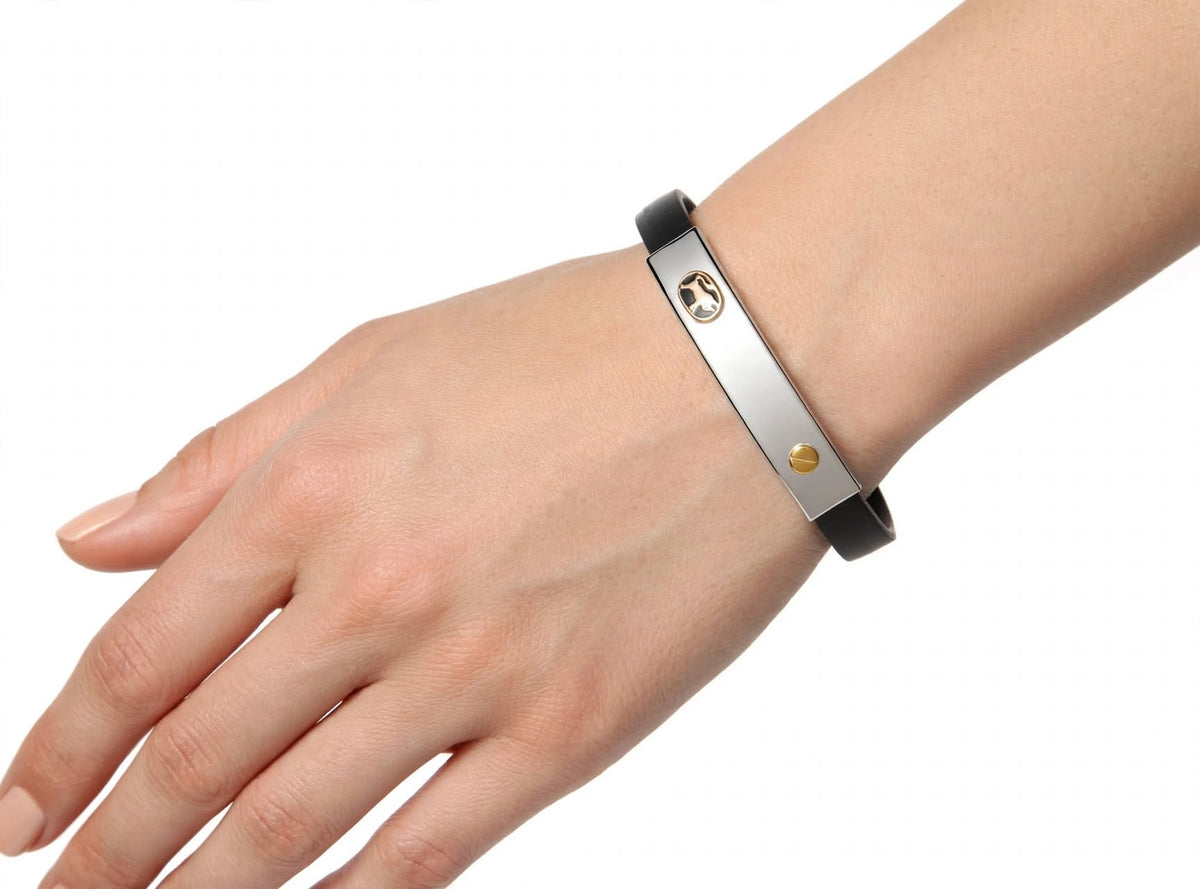 Bracciale zodiaco laminato in oro