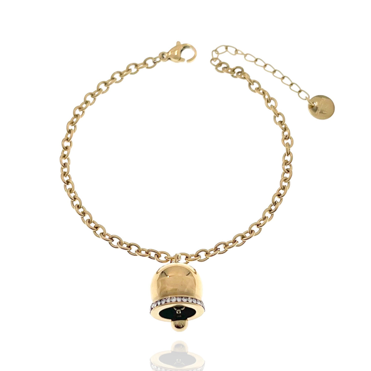 Bracciale Sweet con campanella e strass