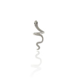Anello serpente in acciaio inossidabile regolabile oro- argento