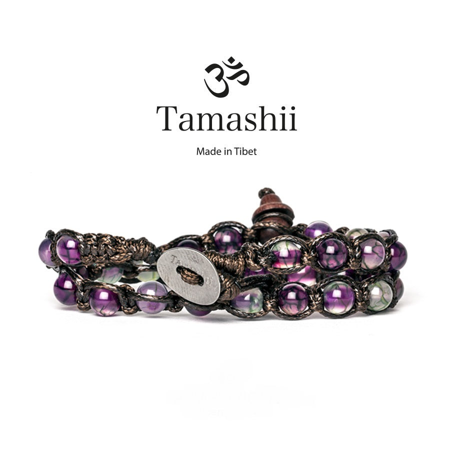 Bracciali Tamashii modelli a 2 giri misura pietra 6 mm