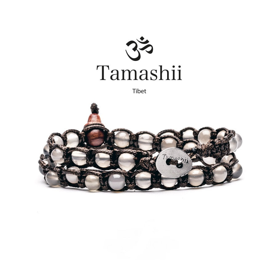 Bracciali Tamashii modelli a 2 giri misura pietra 6 mm