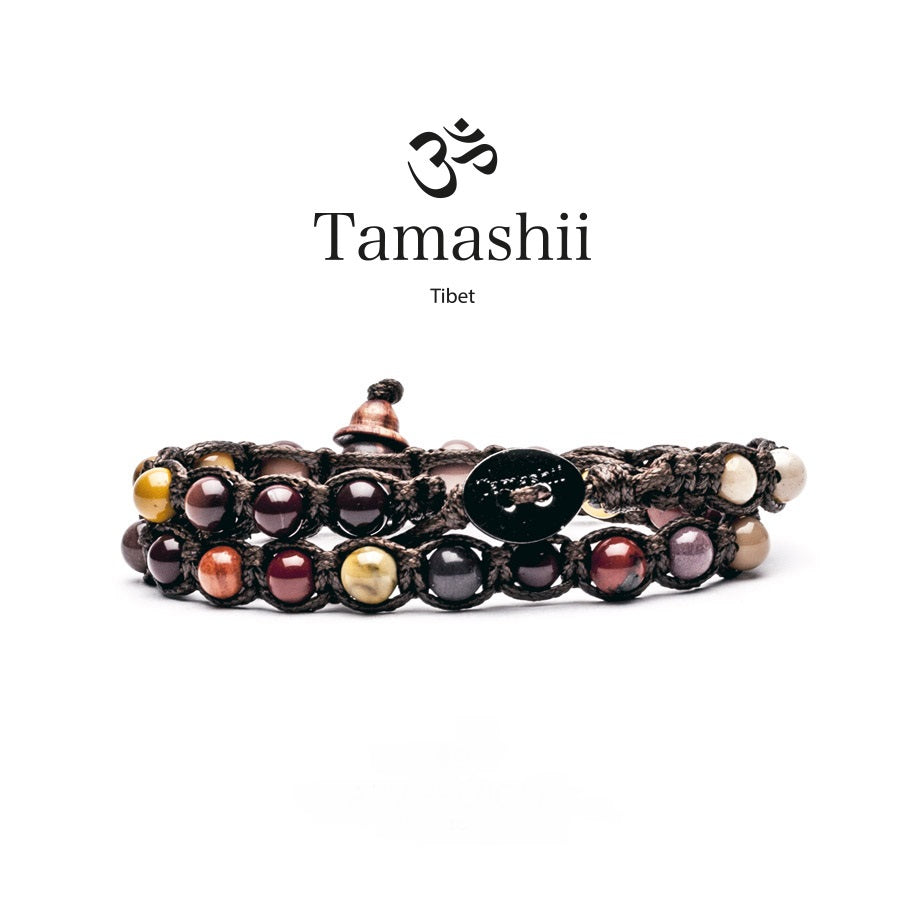Bracciali Tamashii modelli a 2 giri misura pietra 6 mm