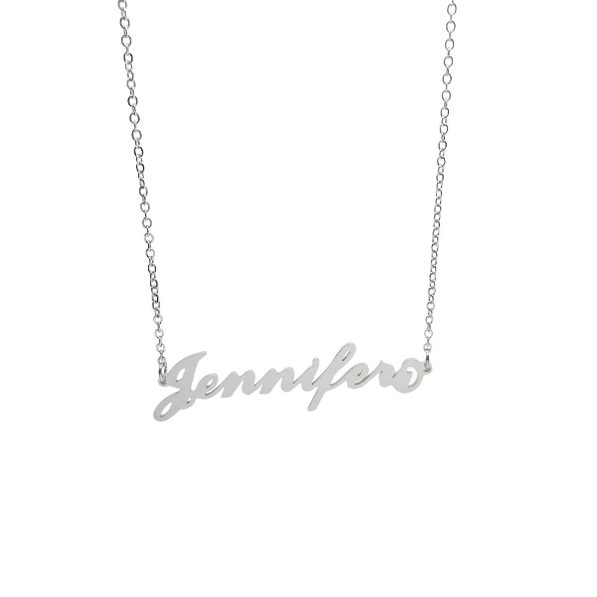 Collana in acciaio con il nome H-Z