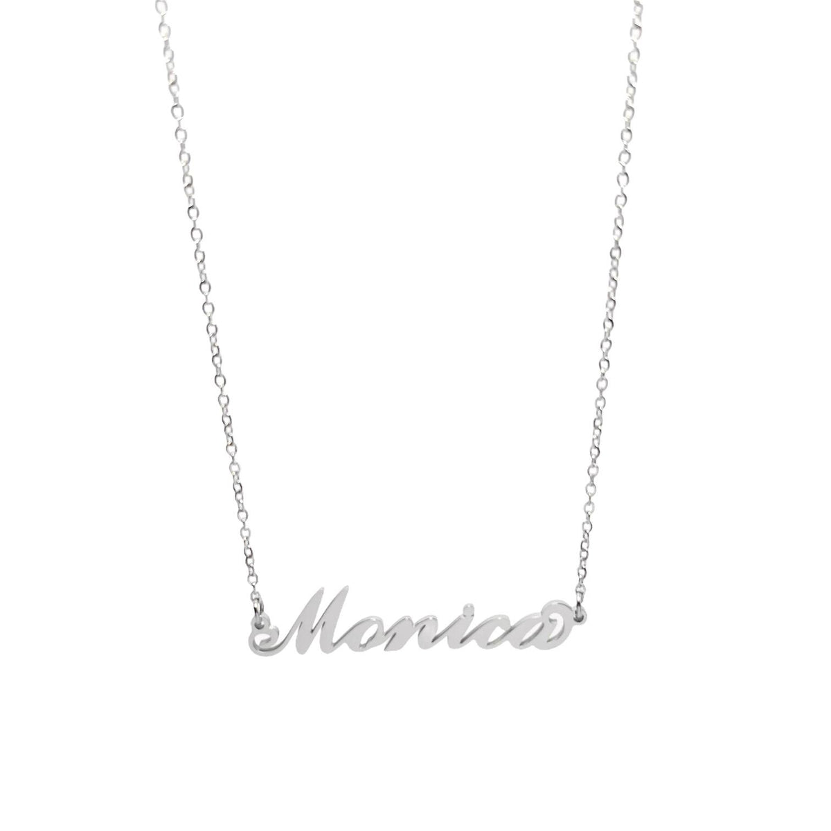 Collana in acciaio con il nome H-Z