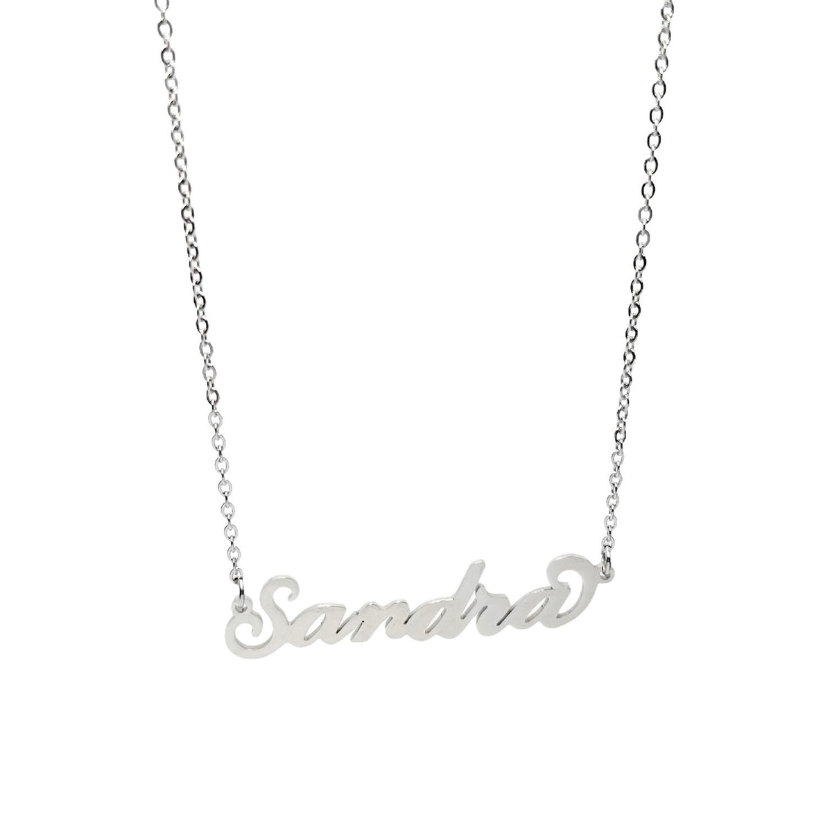 Collana in acciaio con il nome H-Z