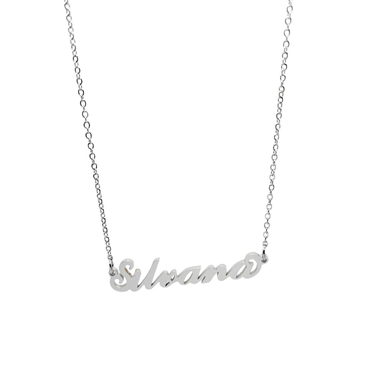 Collana in acciaio con il nome H-Z