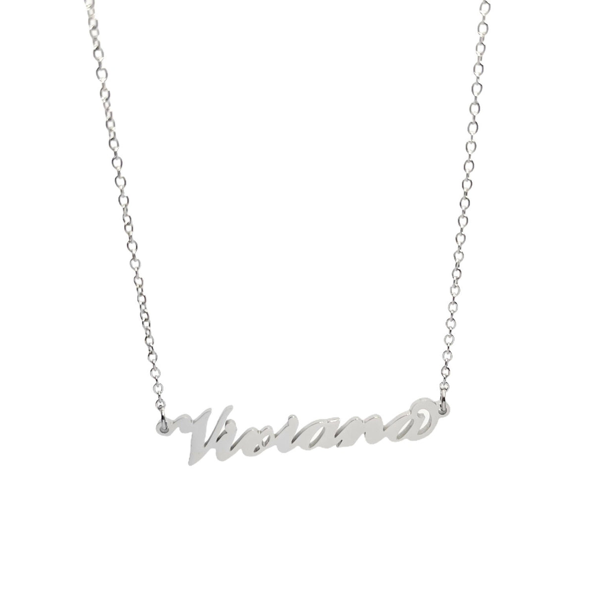 Collana in acciaio con il nome H-Z