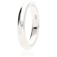 anello fede argento fedina