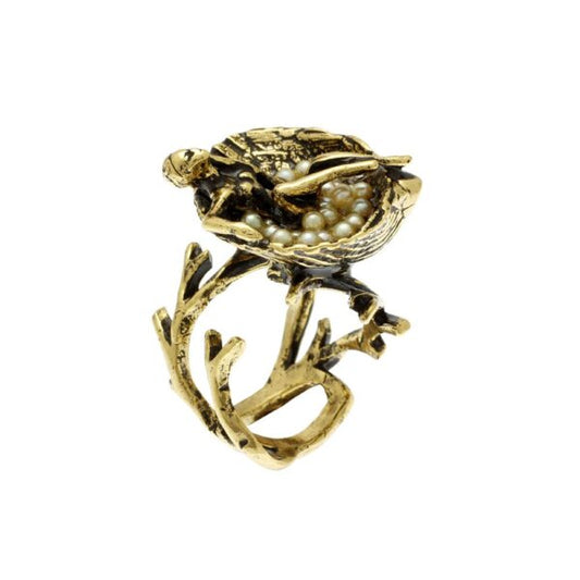 Anello conchiglia perle Alcozer
