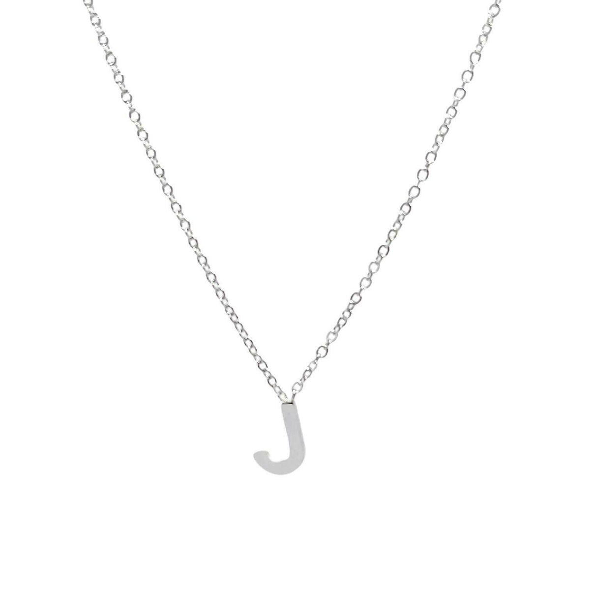 Collana con iniziale del nome in acciaio inossidabile anallergico regolabile