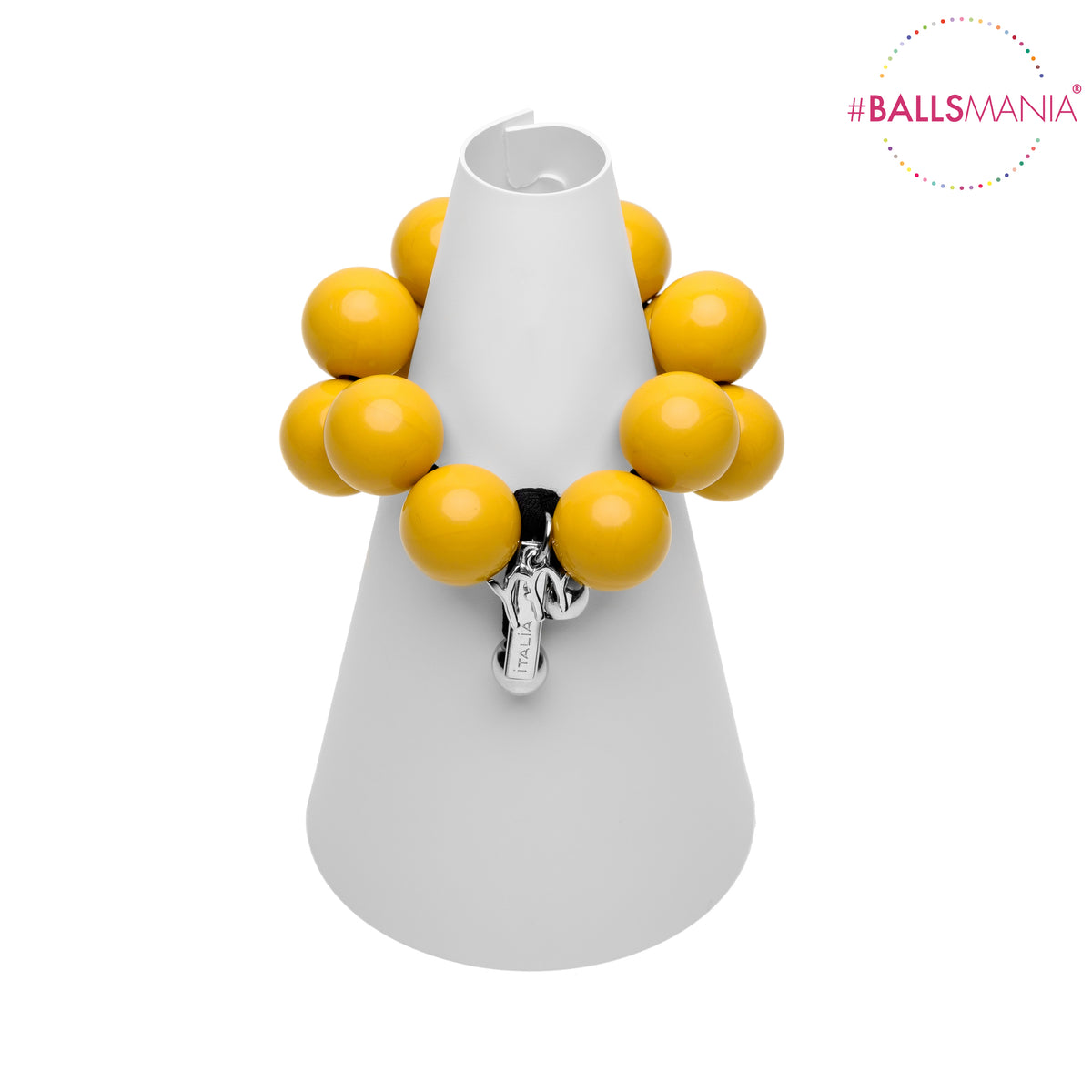 Bracciali Ballsmania Mirta in resina elasticizzati disponibili in vari colori