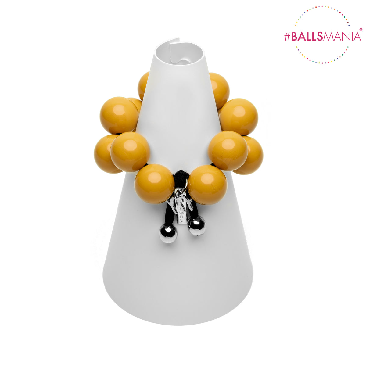 Bracciali Ballsmania Mirta in resina elasticizzati disponibili in vari colori