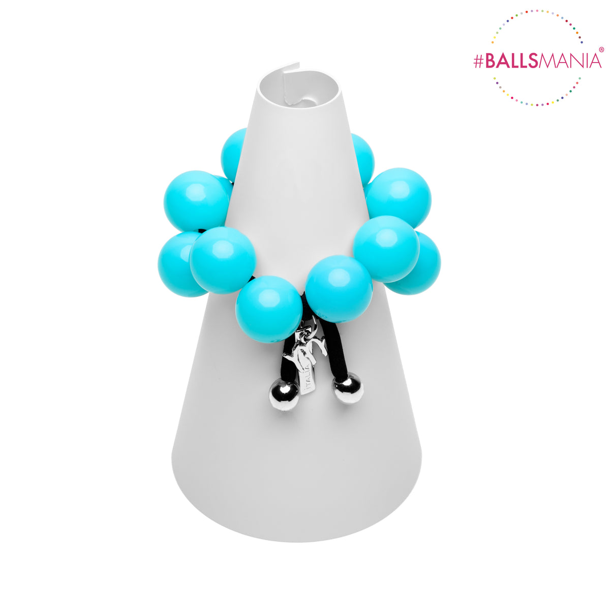 Bracciali Ballsmania Mirta in resina elasticizzati disponibili in vari colori