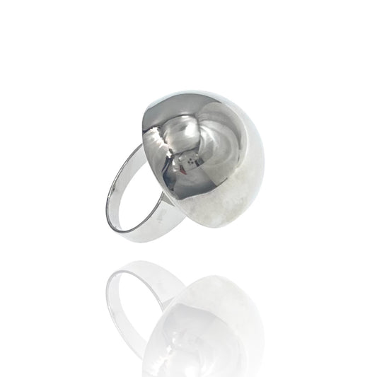 Anello bombato in acciaio inossidabile
