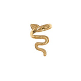 Anello serpente in acciaio inossidabile liscio oro argento