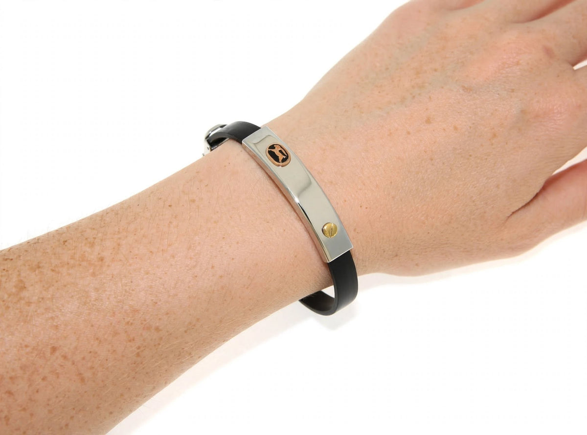 Bracciale zodiaco laminato in oro