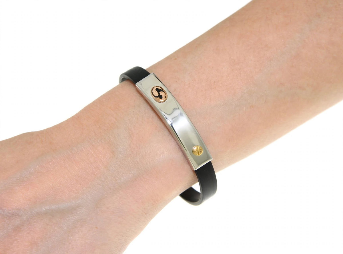 Bracciale zodiaco laminato in oro