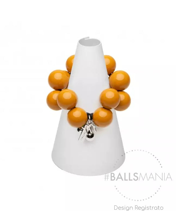 Bracciali Ballsmania Mirta in resina elasticizzati disponibili in vari colori