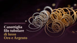 Canottiglia in scatola confezione convenienza Canutiglia filo francese  tubetto finitura per infilare collane