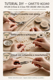 Cavetto in acciaio inossidabile rivestito in nylon da 0.45 mm e 0.5 mm