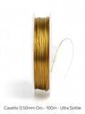 Cavetto in acciaio inossidabile rivestito in nylon da 0.45 mm e 0.5 mm