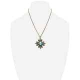 Collana Alcozer Croce in turchese