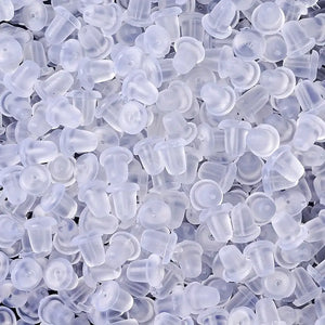 Farfalline per orecchini, ferma Orecchini in Silicone, chiusura per orecchini.