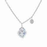 Collana sacro cuore, cuore sacro in acciaio inossidabile