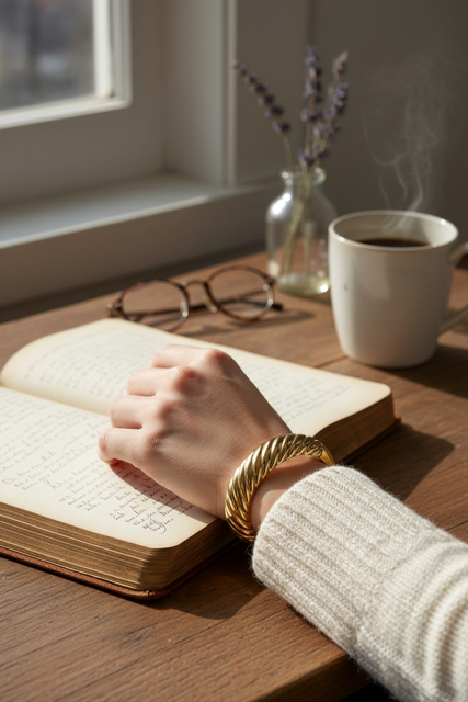 Bracciale donna rigido tortiglione apribile in acciaio inossidabile