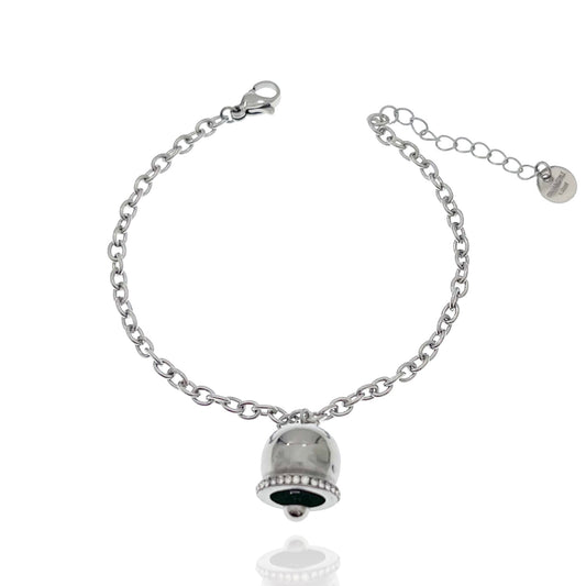 Bracciale Sweet con campanella e strass