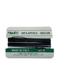 Filo infilaperle con ago colore Blu  in nylon per collane bracciali nailon varie misure