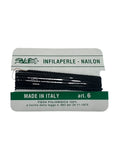 Filo infilaperle con ago colore Blu  in nylon per collane bracciali nailon varie misure