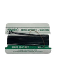 Filo infilaperle con ago colore Blu  in nylon per collane bracciali nailon varie misure