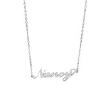 Collana in acciaio con il nome H-Z