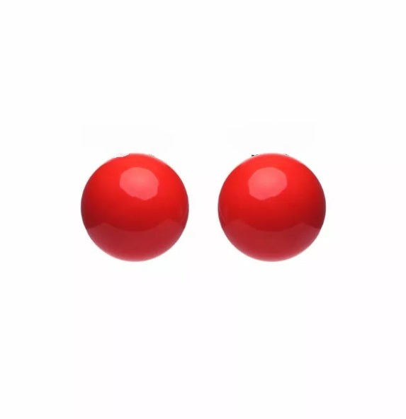 Orecchini Ballsmania Mirta a perno disponibili in vari colori