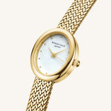 Orologio Rosefield Mini oval oro