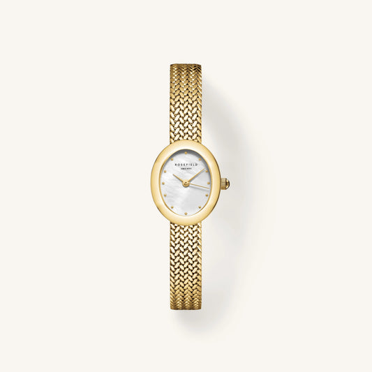 Orologio Rosefield Mini oval oro