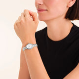 Orologio Rosefield Ovale argento bianco