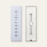 Orologio Rosefield Ovale argento bianco