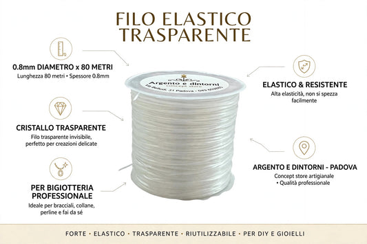 Elastico per infilatura bracciali, riparazioni fai da te