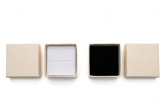 Scatole per gioielli Colore Avorio Set 24 pezzi cm. 4.5x4.5