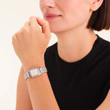 Orologio Rosefield Ivy bianco argento
