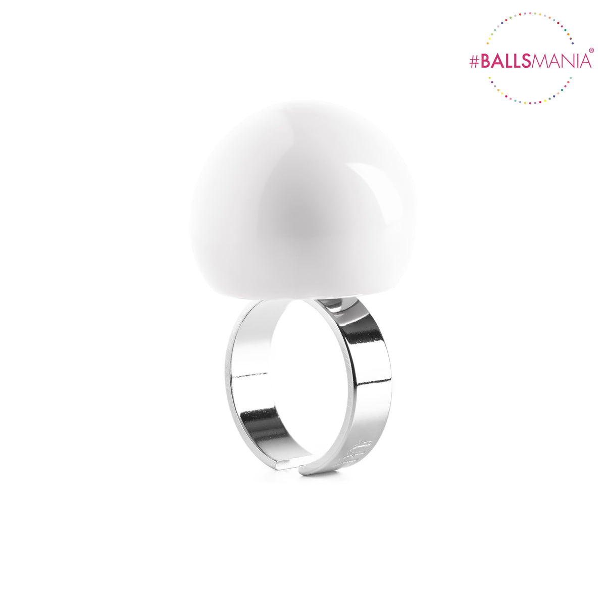 anello ballsmania bianco