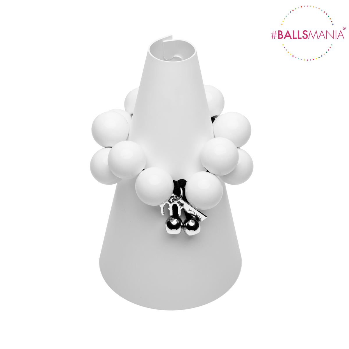 Bracciali Ballsmania Mirta in resina elasticizzati disponibili in vari colori