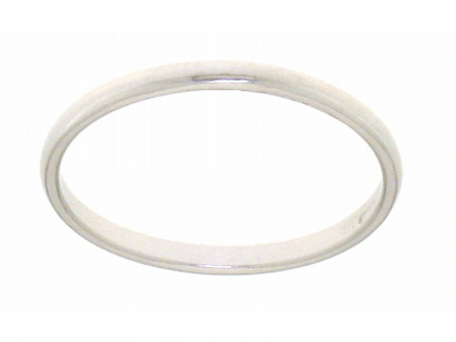 Anello fedina in argento 925 liscia uomo donna fede anelli